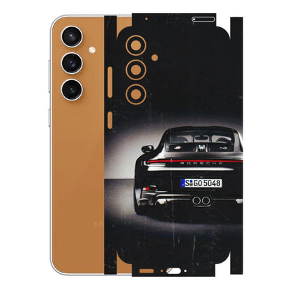 Samsung A/S Series Phone Skins (All Models) - New Black Porsche GT3 - 3D Embossed Finish (L-327) Samsung Galaxy S23 FE (5G)