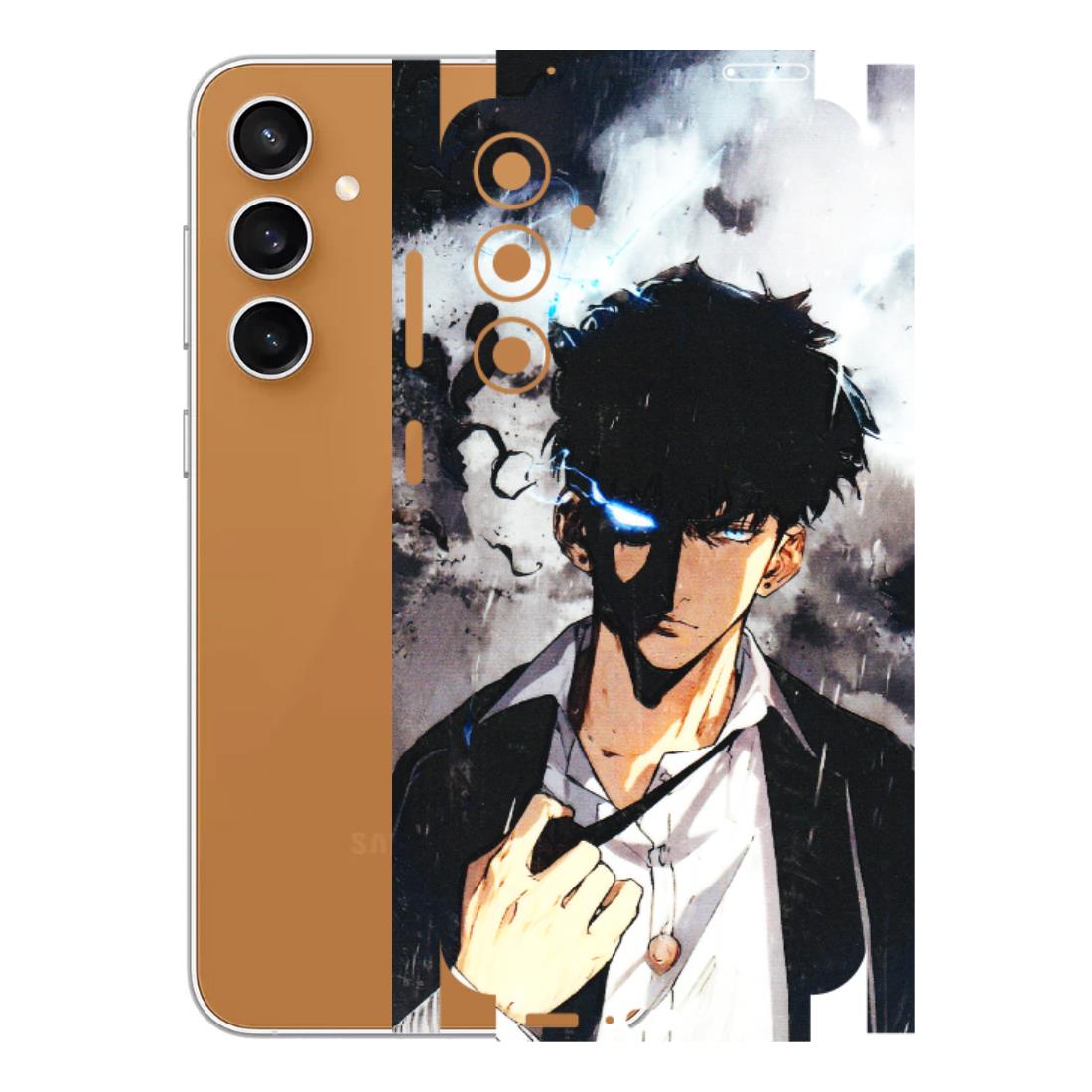 Samsung A/S Series Phone Skins (All Models) - Sung Jinwoo Manhwa Anime - 3D Embossed Finish (L-328) Samsung Galaxy S23 FE (5G)