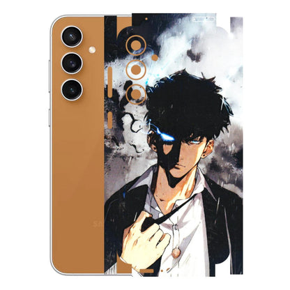 Samsung A/S Series Phone Skins (All Models) - Sung Jinwoo Manhwa Anime - 3D Embossed Finish (L-328) Samsung Galaxy S23 FE (5G)