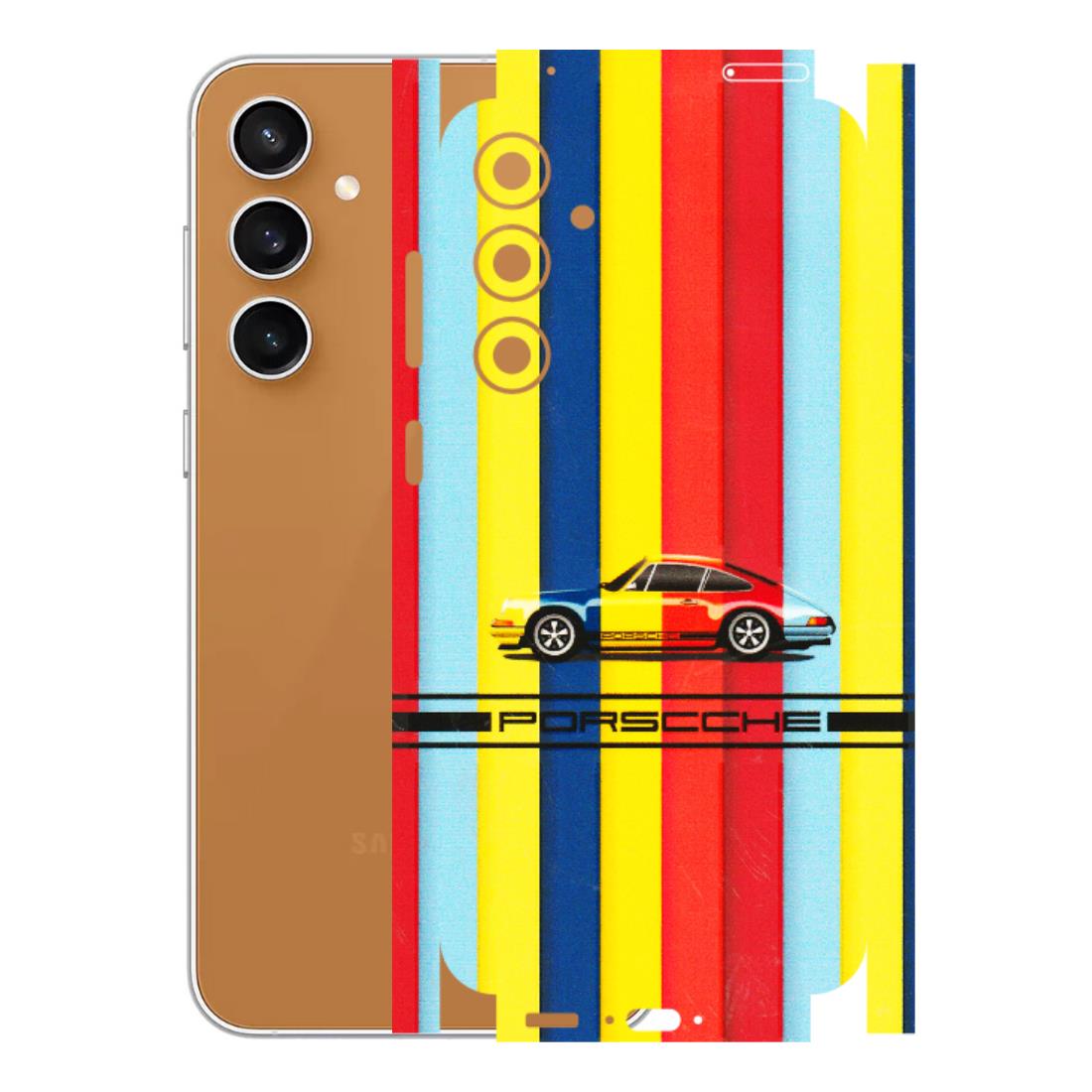 Samsung A/S Series Phone Skins (All Models) - Multicolour Porche - 3D Embossed Finish (L-39) Samsung Galaxy S23 FE (5G)