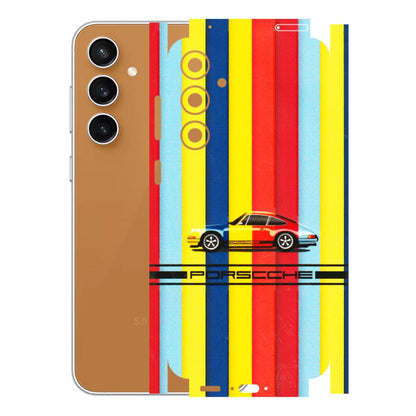 Samsung A/S Series Phone Skins (All Models) - Multicolour Porche - 3D Embossed Finish (L-39) Samsung Galaxy S23 FE (5G)