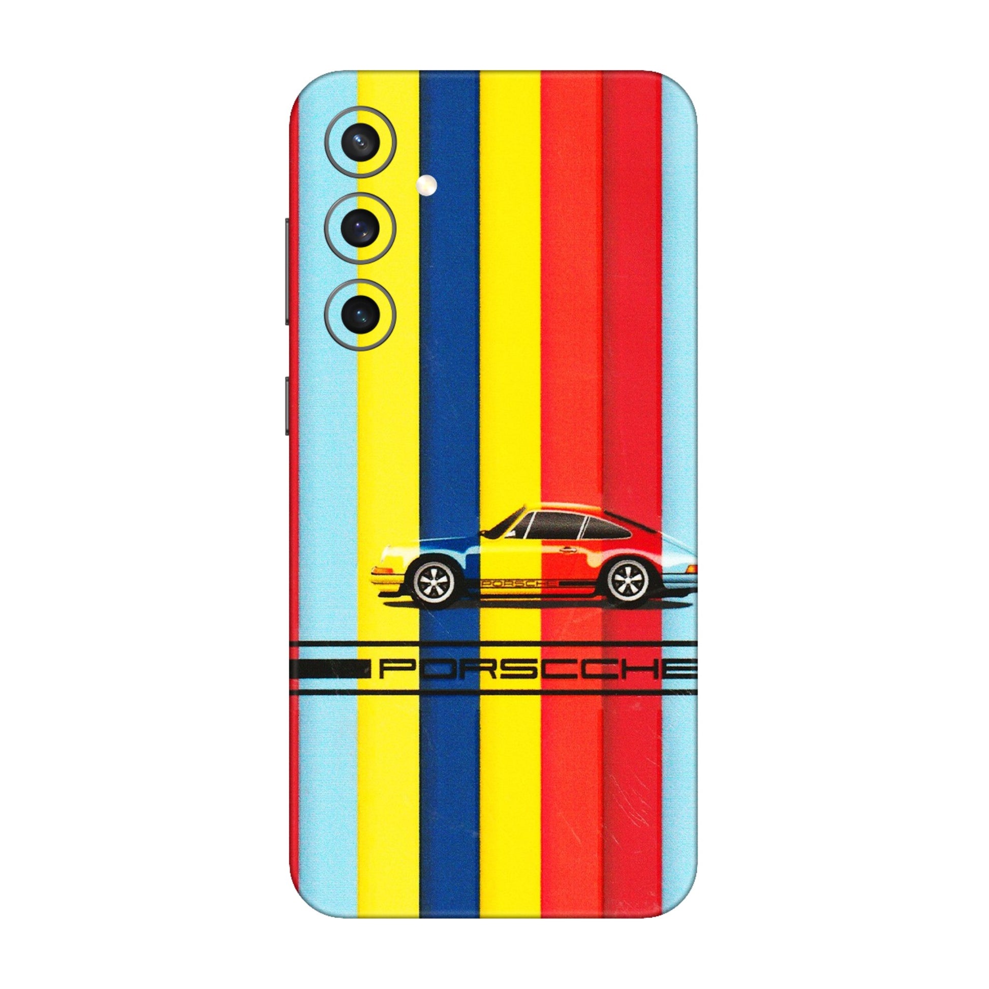 Samsung A/S Series Phone Skins (All Models) - Multicolour Porche - 3D Embossed Finish (L-39) Samsung Galaxy S23 FE (5G)