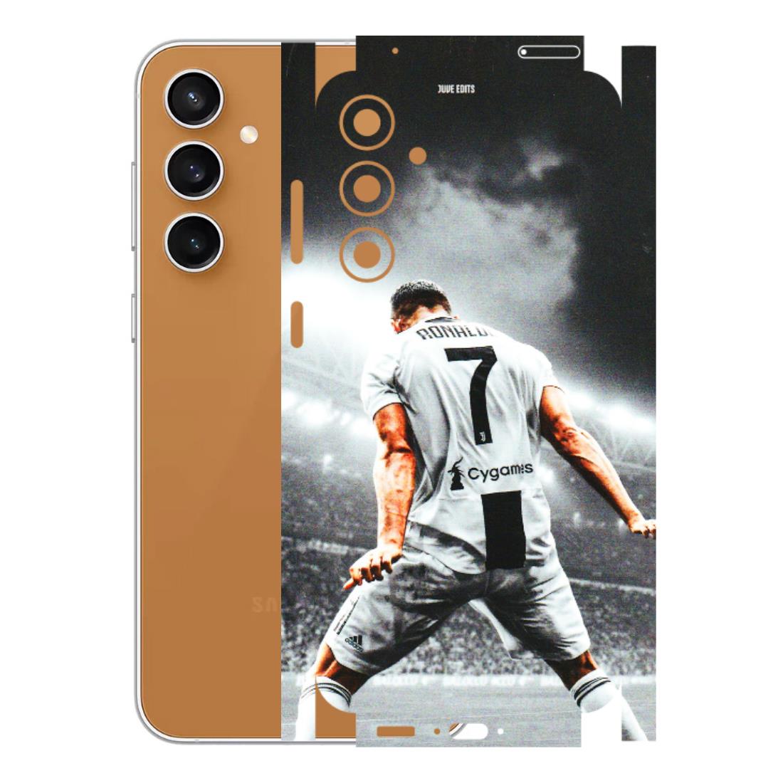 Samsung A/S Series Phone Skins (All Models) - Ronaldo CR7 Crazy - 3D Embossed Finish (L-44) Samsung Galaxy S23 FE (5G)