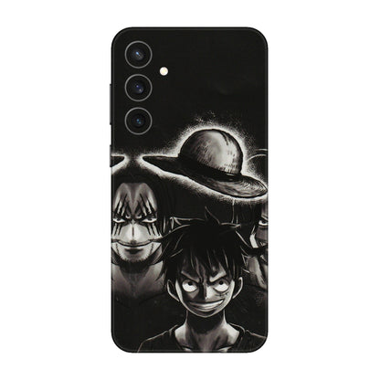 Samsung A/S Series Phone Skins (All Models) - Black Luffy Hat - 3D Embossed Finish (L-57) Samsung Galaxy S23 FE (5G)