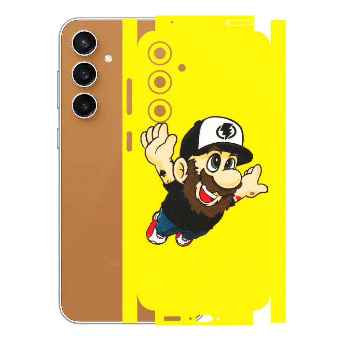 Samsung A/S Series Phone Skins (All Models) - Flying Beardo - 3D Embossed Finish (L-60) Samsung Galaxy S23 FE (5G)
