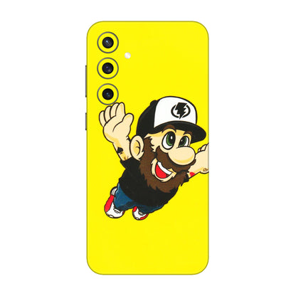 Samsung A/S Series Phone Skins (All Models) - Flying Beardo - 3D Embossed Finish (L-60) Samsung Galaxy S23 FE (5G)