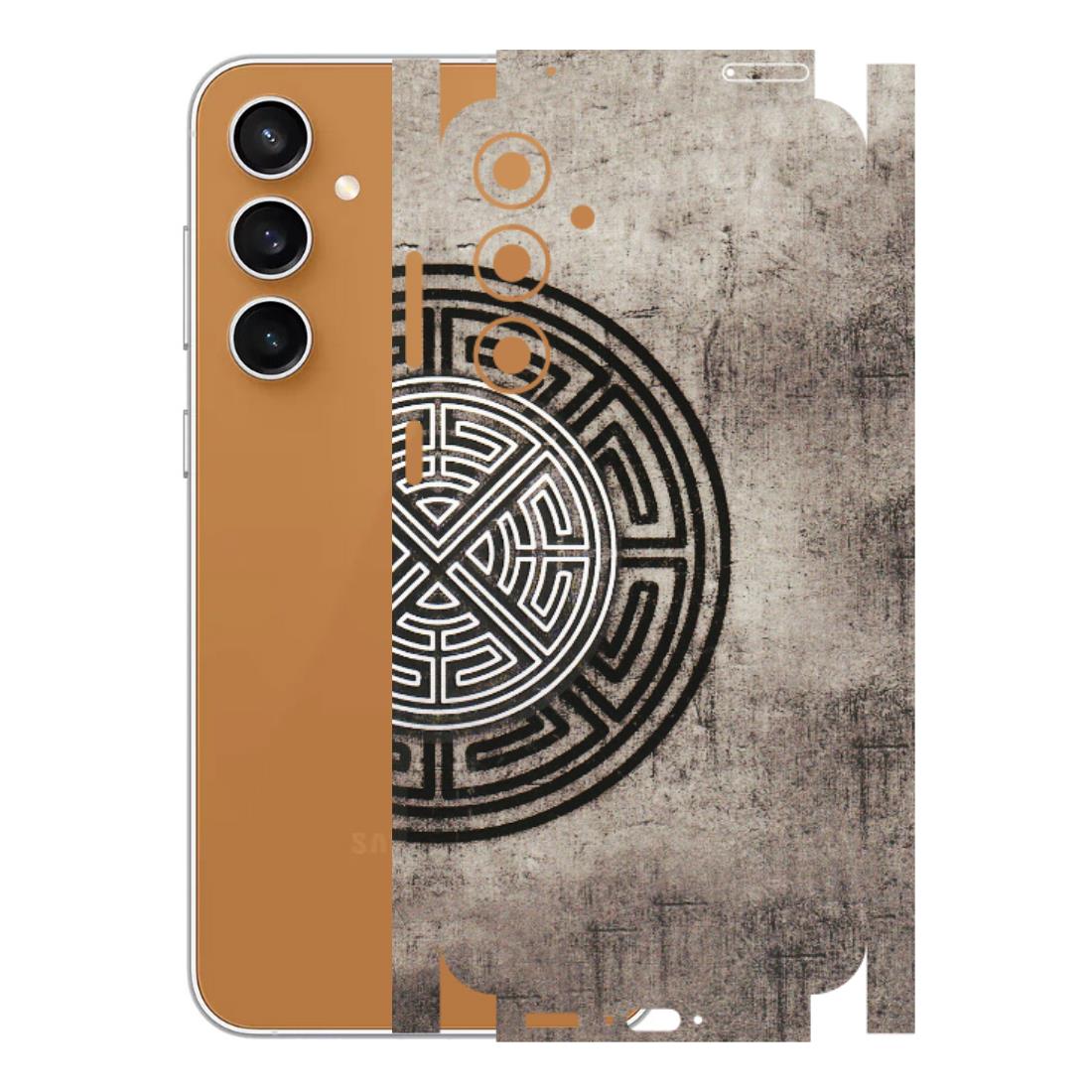 Samsung A/S Series Phone Skins (All Models) - Mysterious Circular Design - 3D Embossed Finish (L-63) Samsung Galaxy S23 FE (5G)