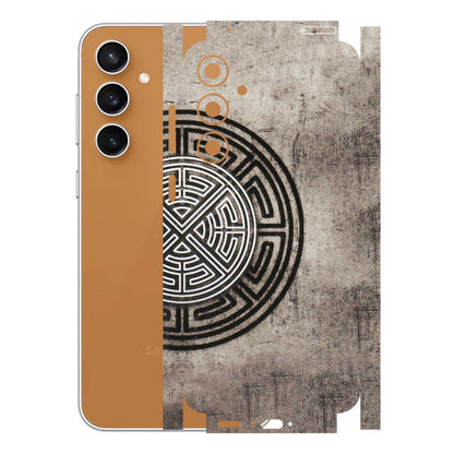 Samsung A/S Series Phone Skins (All Models) - Mysterious Circular Design - 3D Embossed Finish (L-63) Samsung Galaxy S23 FE (5G)