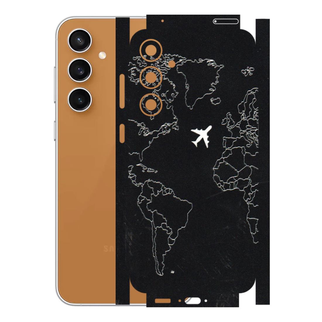 Samsung A/S Series Phone Skins (All Models) - Never Ending Travel - 3D Embossed Finish (L-79) Samsung Galaxy S23 FE (5G)