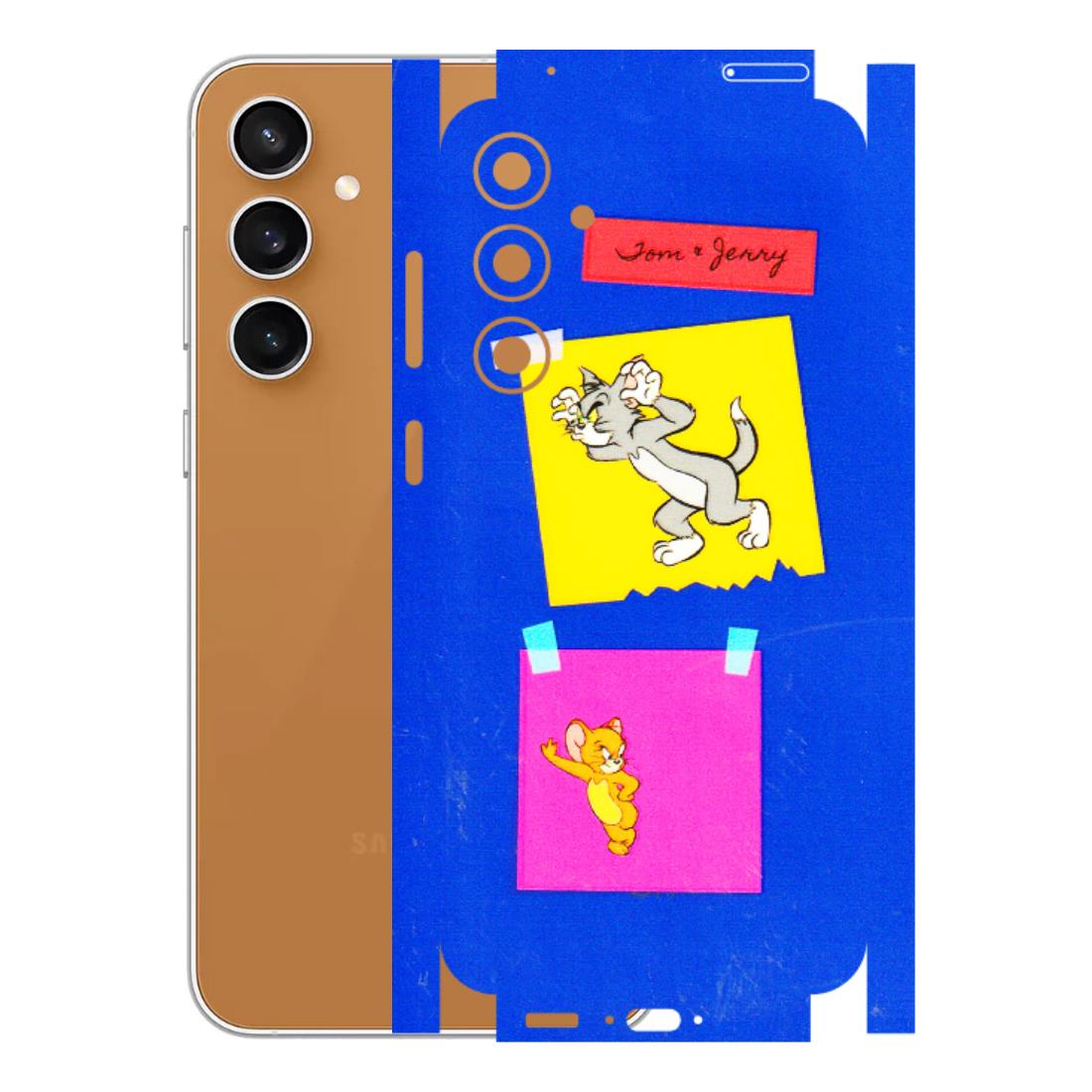 Samsung A/S Series Phone Skins (All Models) - Tom N Jerry Sticky Notes - 3D Embossed Finish (L-88) Samsung Galaxy S23 FE (5G)