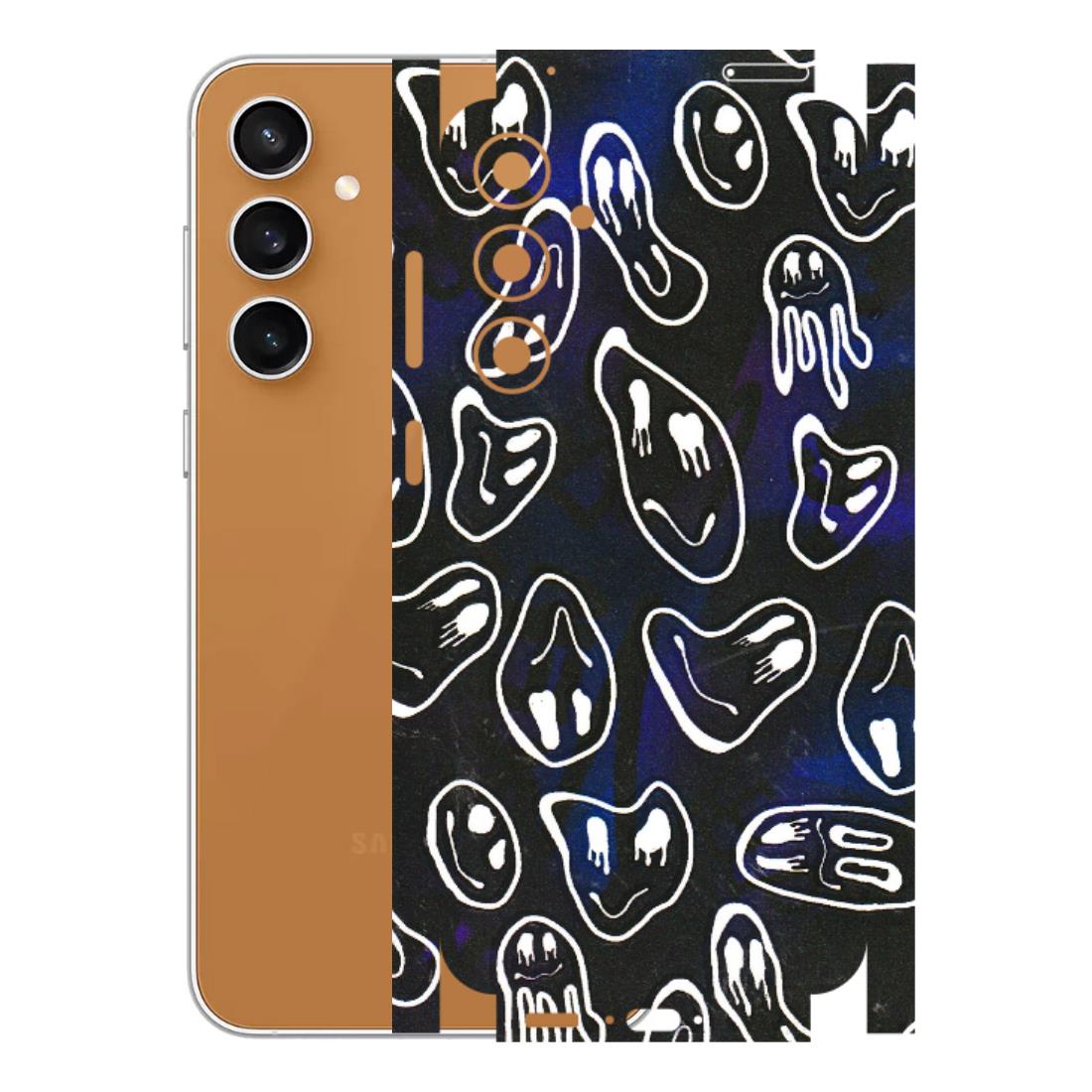 Samsung A/S Series Phone Skins (All Models) - Distorted Smileys - 3D Embossed Finish (L-92) Samsung Galaxy S23 FE (5G)