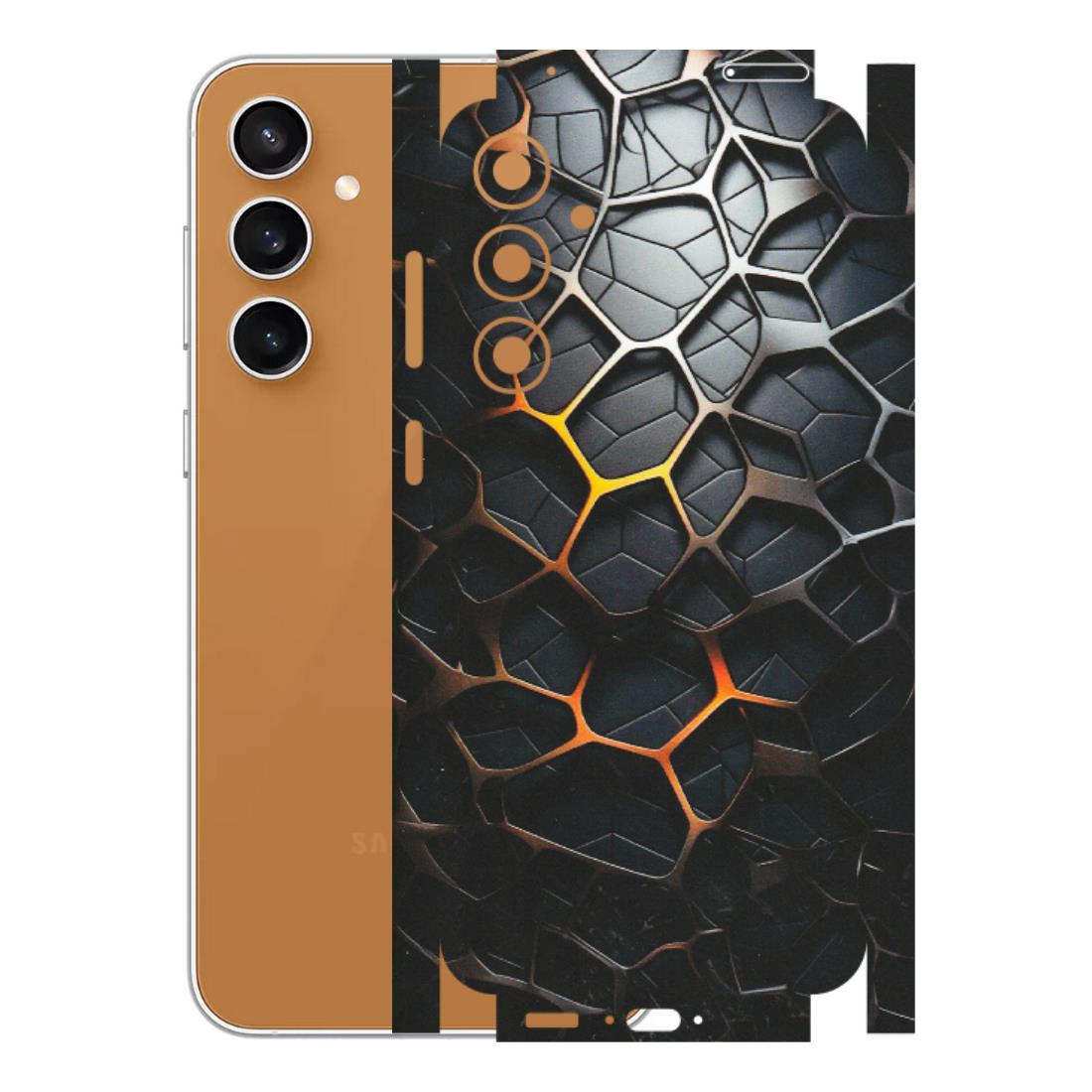 Samsung A/S Series Phone Skins (All Models) - New Abstract Graphite Tiles - Matte Finish (M-130) Samsung Galaxy S23 FE (5G)