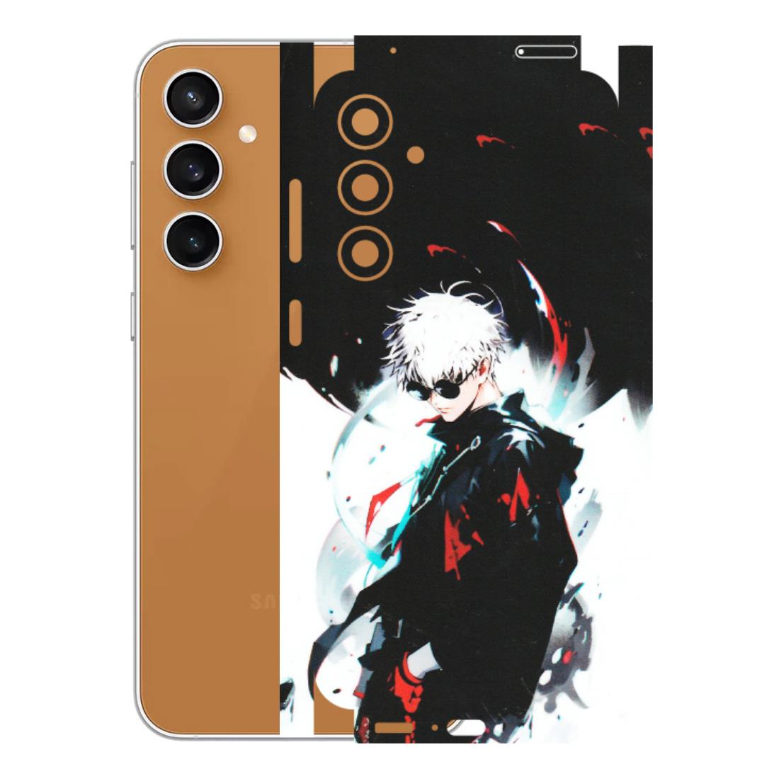 Samsung A/S Series Phone Skins (All Models) - Gojo Powerful Charater Kaisen Anime - Matte Finish (M-144) Samsung Galaxy S23 FE (5G)