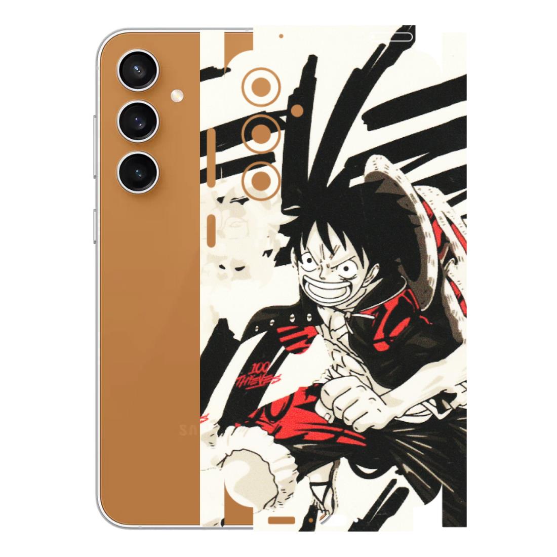 Samsung A/S Series Phone Skins (All Models) - Monkey D.Luffy Manga Anime - Matte Finish (M-145) Samsung Galaxy S23 FE (5G)