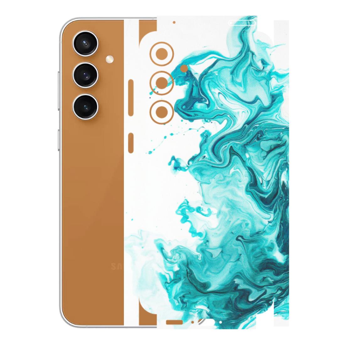 Samsung A/S Series Phone Skins (All Models) - Sky Blue Abstract Colour - Matte Finish (M-146) Samsung Galaxy S23 FE (5G)