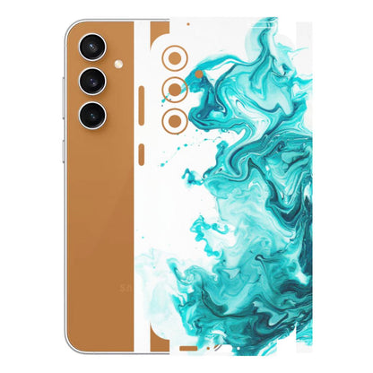 Samsung A/S Series Phone Skins (All Models) - Sky Blue Abstract Colour - Matte Finish (M-146) Samsung Galaxy S23 FE (5G)