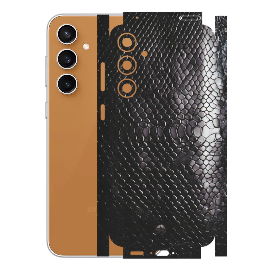 Samsung A/S Series Phone Skins (All Models) - Black Snack Leather - Matte Finish (M-147) Samsung Galaxy S23 FE (5G)