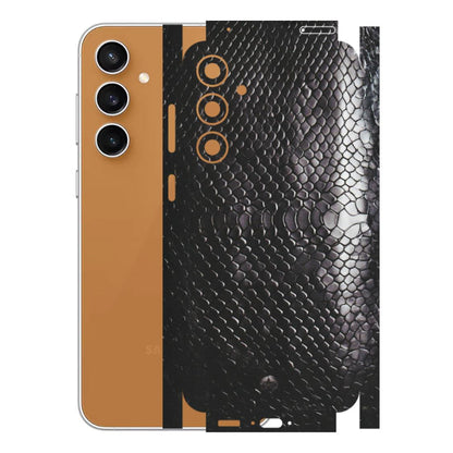 Samsung A/S Series Phone Skins (All Models) - Black Snack Leather - Matte Finish (M-147) Samsung Galaxy S23 FE (5G)