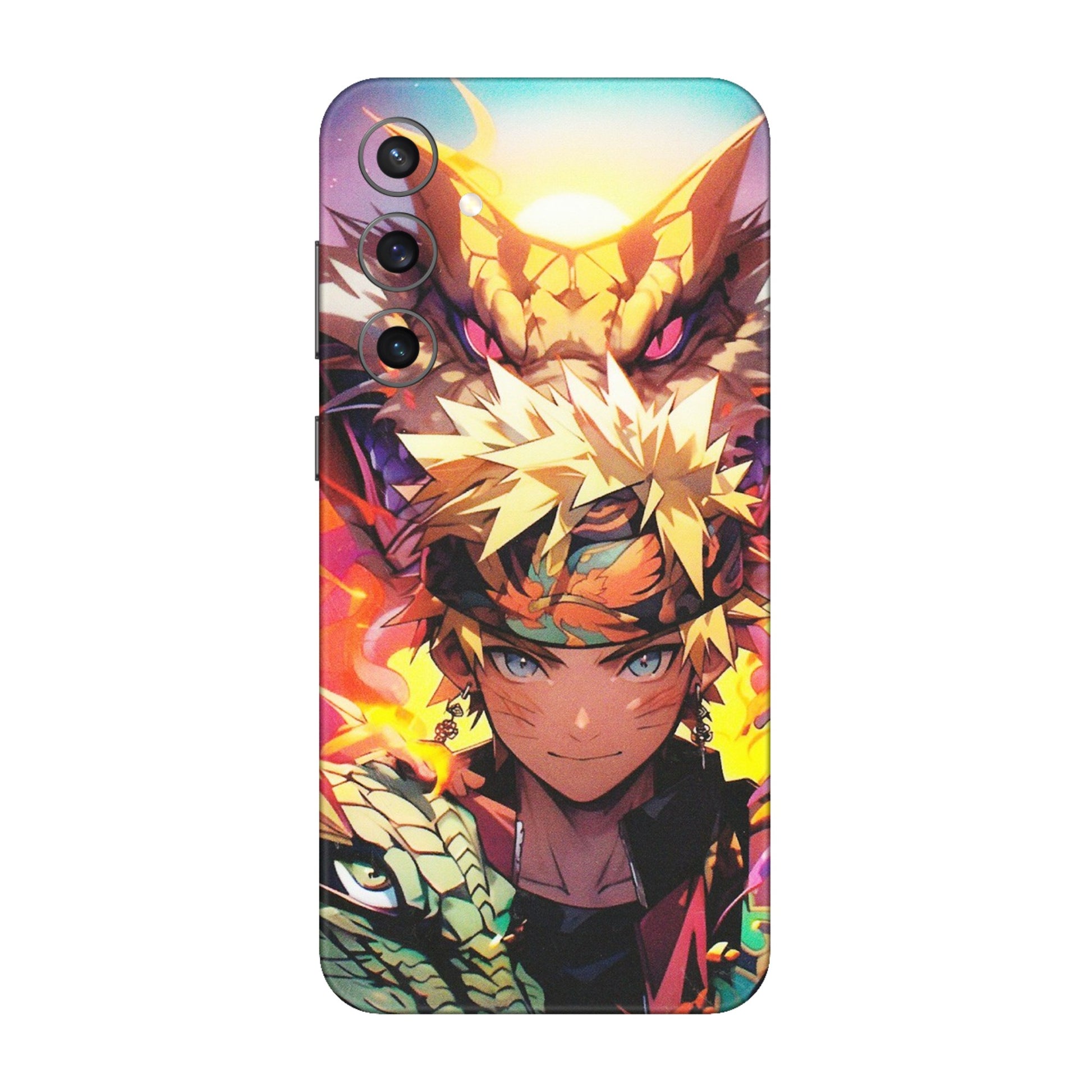 Samsung A/S Series Phone Skins (All Models) - Angry Naruto Anime - Matte Finish (M-148) Samsung Galaxy S23 FE (5G)
