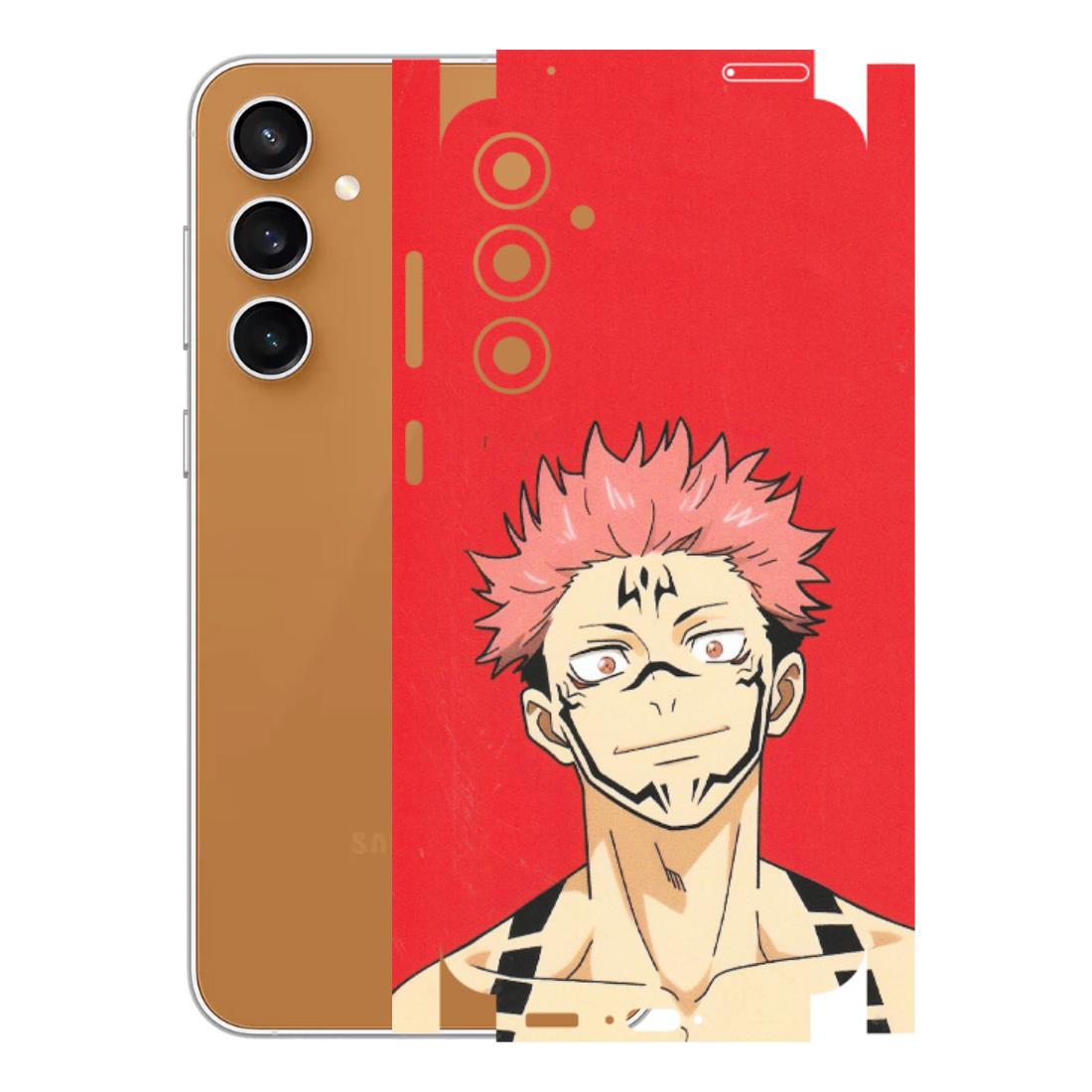 Samsung A/S Series Phone Skins (All Models) - Ryomen Sukuna Fun Anime - Matte Finish (M-153) Samsung Galaxy S23 FE (5G)