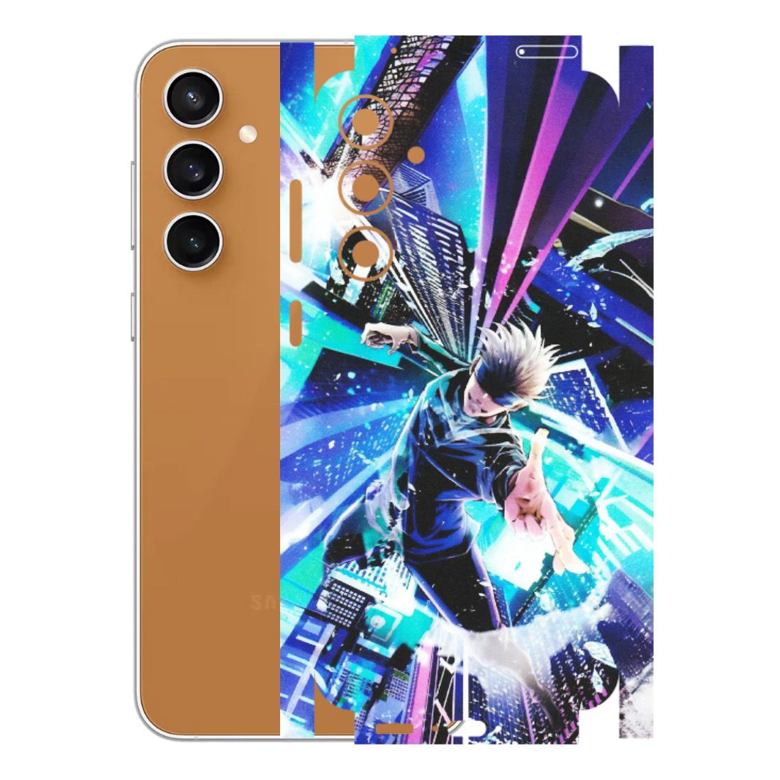 Samsung A/S Series Phone Skins (All Models) - Manga Action Jujustu Kaisen Anime - Matte Finish (M-155) Samsung Galaxy S23 FE (5G)