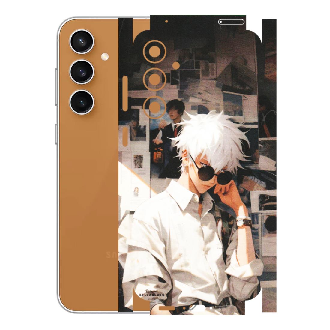 Samsung A/S Series Phone Skins (All Models) - Gojo Satoru Jujustu Kaisen Anime - Matte Finish (M-156) Samsung Galaxy S23 FE (5G)