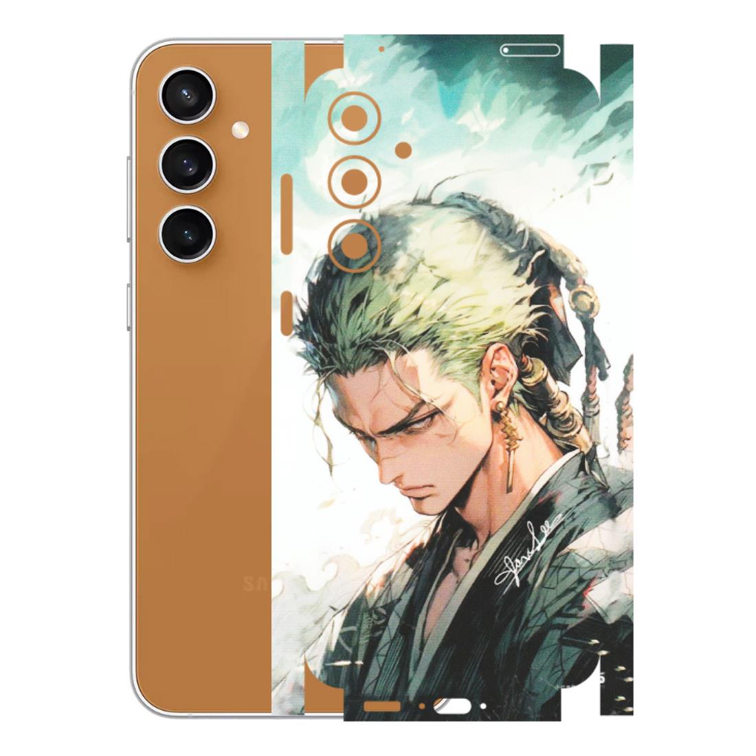 Samsung A/S Series Phone Skins (All Models) - Pirate Hunter One Piece Anime - Matte Finish (M-157) Samsung Galaxy S23 FE (5G)