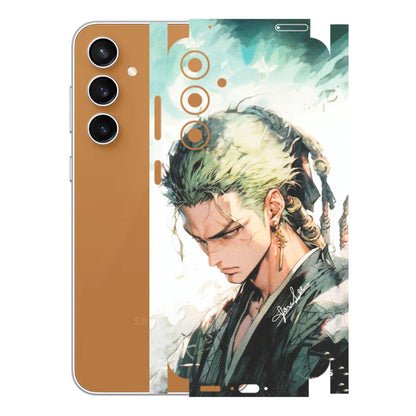 Samsung A/S Series Phone Skins (All Models) - Pirate Hunter One Piece Anime - Matte Finish (M-157) Samsung Galaxy S23 FE (5G)