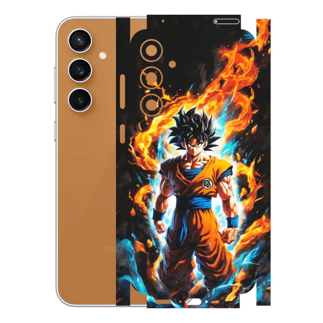 Samsung A/S Series Phone Skins (All Models) - Goku Transformation Anime - Matte Finish (M-159) Samsung Galaxy S23 FE (5G)