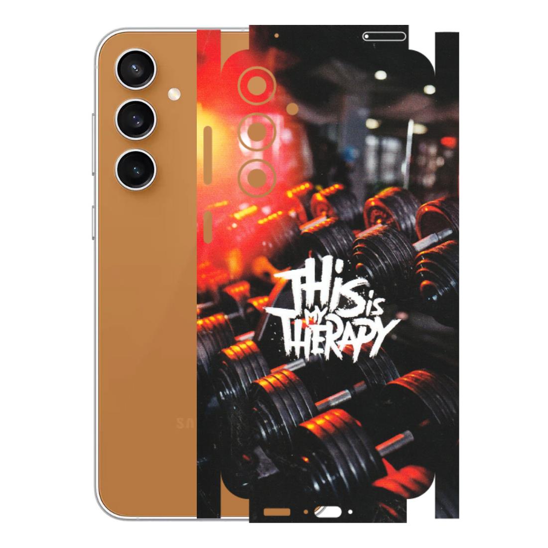Samsung A/S Series Phone Skins (All Models) - GYM Lover Therapy - Matte Finish (M-160) Samsung Galaxy S23 FE (5G)