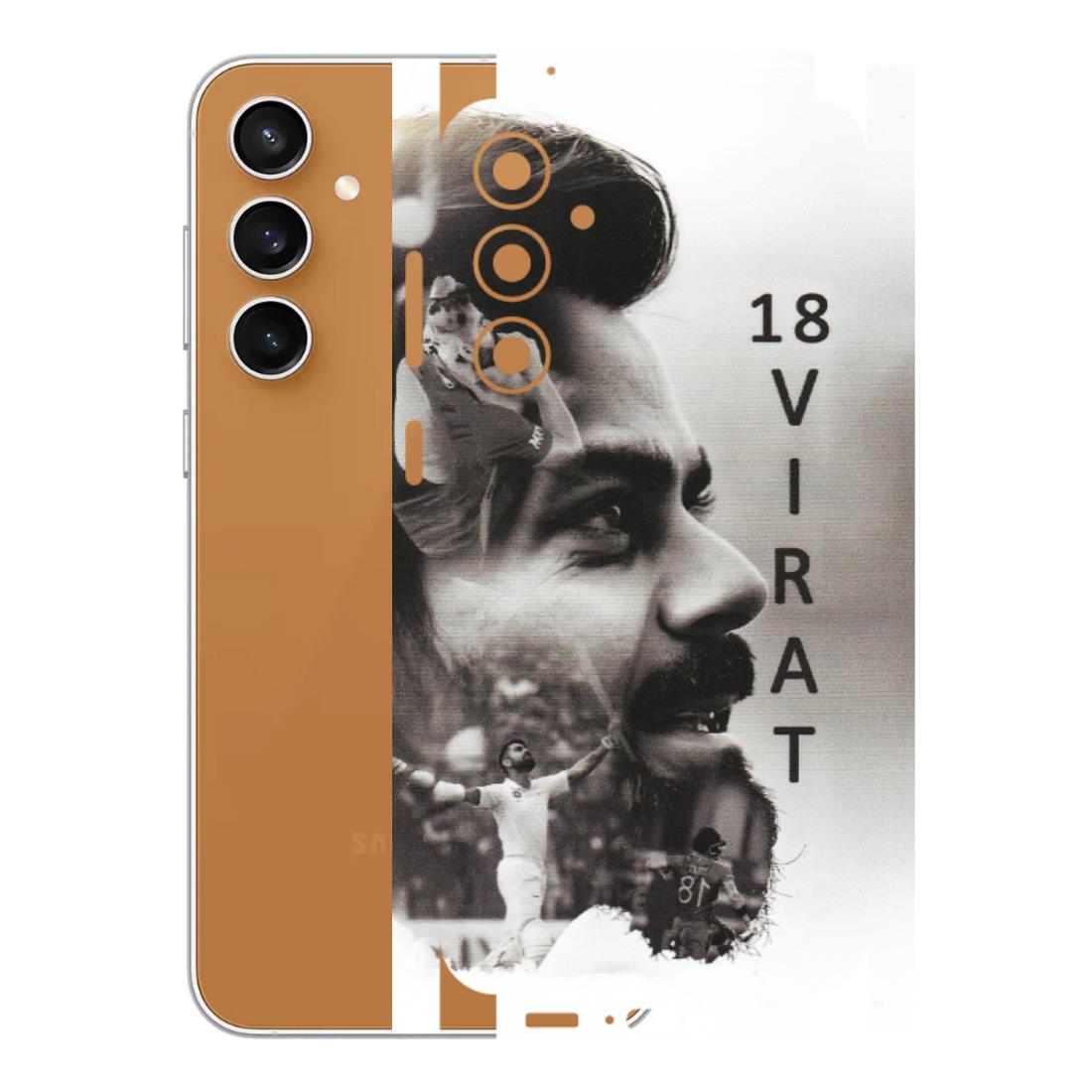 Samsung A/S Series Phone Skins (All Models) - Virat Kohli Cricketer - Matte Finish (M-163) Samsung Galaxy S23 FE (5G)
