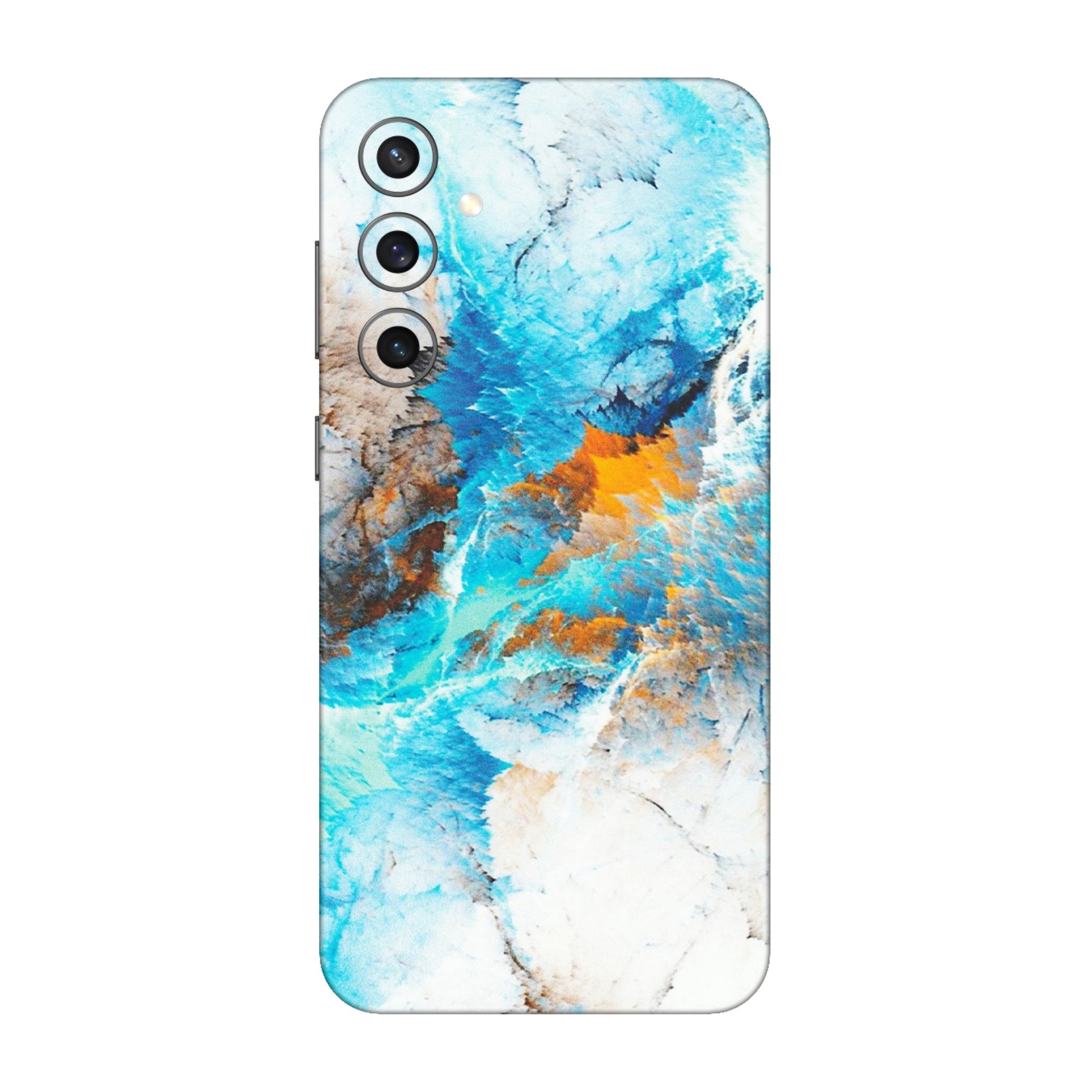 Samsung A/S Series Phone Skins (All Models) - Blue Waves Abstract - Matte Finish (M-19) Samsung Galaxy S23 FE (5G)