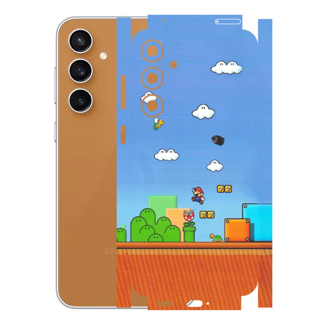 Samsung A/S Series Phone Skins (All Models) - Mario Game Scene - Matte Finish (M-24) Samsung Galaxy S23 FE (5G)