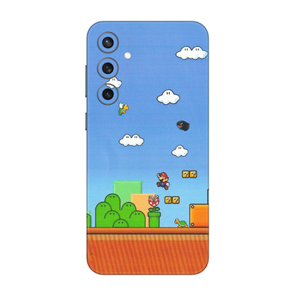 Samsung A/S Series Phone Skins (All Models) - Mario Game Scene - Matte Finish (M-24) Samsung Galaxy S23 FE (5G)