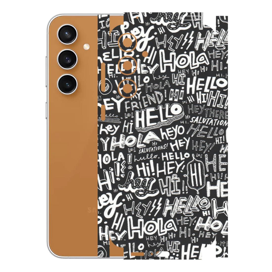 Samsung A/S Series Phone Skins (All Models) - Hi Hello Doodles - Matte Finish (M-25) Samsung Galaxy S23 FE (5G)