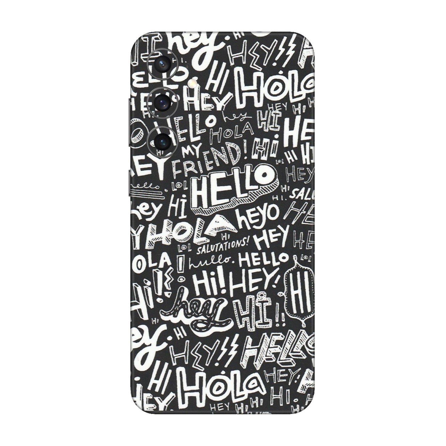 Samsung A/S Series Phone Skins (All Models) - Hi Hello Doodles - Matte Finish (M-25) Samsung Galaxy S23 FE (5G)