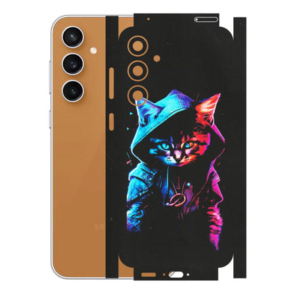 Samsung A/S Series Phone Skins (All Models) - Cyberpunk Cat - Matte Finish (M-45) Samsung Galaxy S23 FE (5G)
