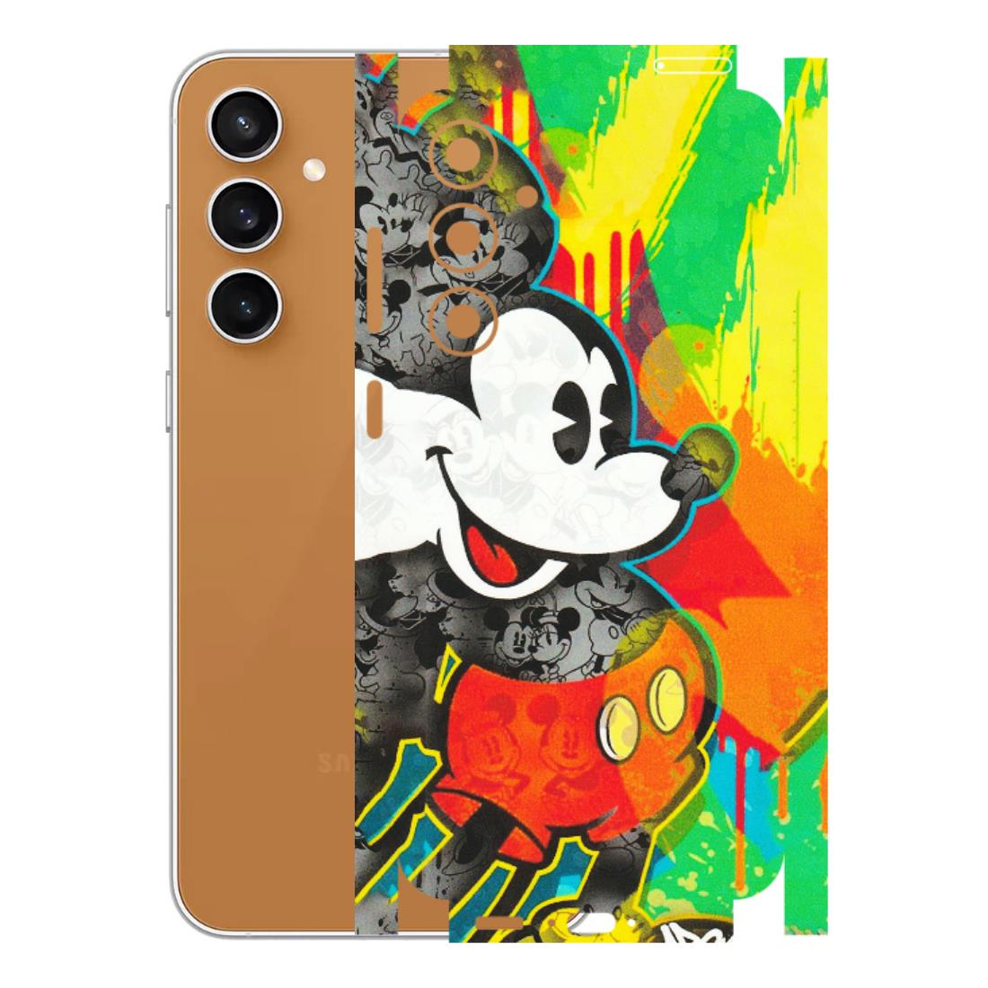 Samsung A/S Series Phone Skins (All Models) - Multiple Mickey With Colourful Texture - Matte Finish (M-84) Samsung Galaxy S23 FE (5G)