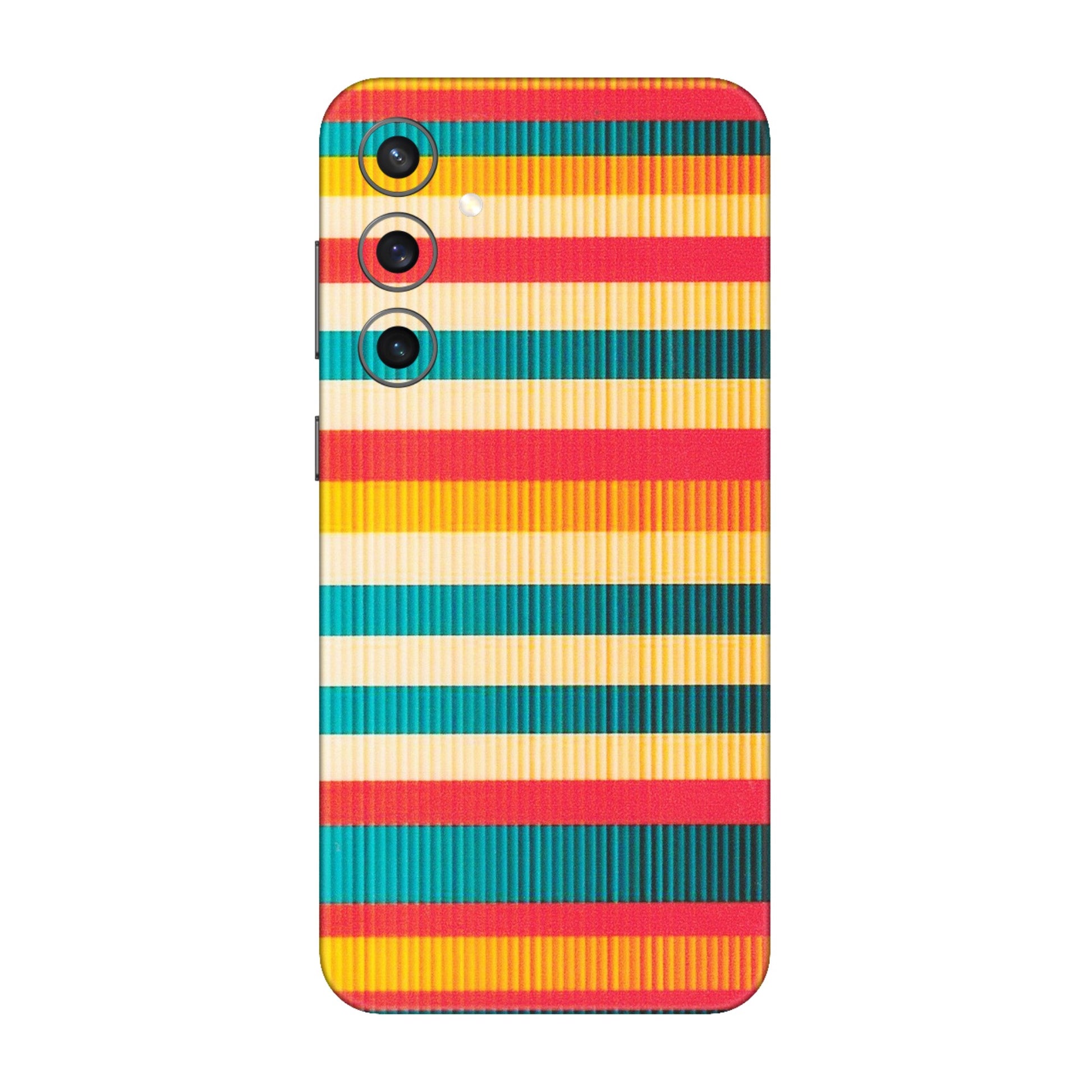 Samsung A/S Series Phone Skins (All Models) - Colourful Stripes Soothing Effect - Matte Finish (M-86) Samsung Galaxy S23 FE (5G)