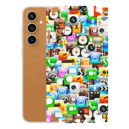 Samsung A/S Series Phone Skins (All Models) - All Apple Icons - Matte Finish (M-93) Samsung Galaxy S23 FE (5G)