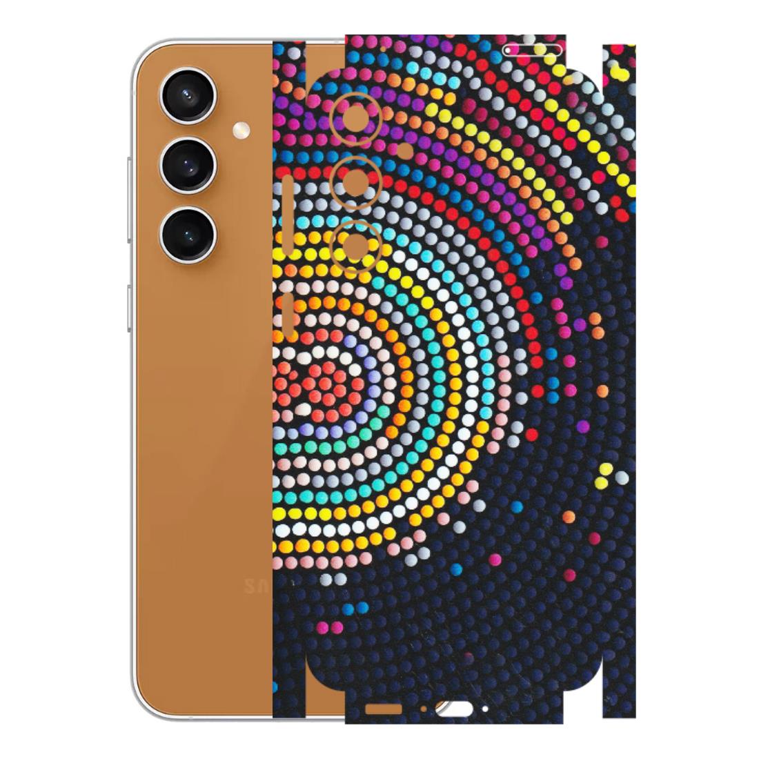 Samsung A/S Series Phone Skins (All Models) - Rainbow Dot Mandala - Matte Finish (M-97) Samsung Galaxy S23 FE (5G)