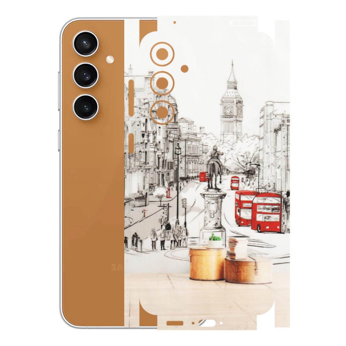 Samsung A/S Series Phone Skins (All Models) - London Street - Transparent Finish (T-02) Samsung Galaxy S23 FE (5G)