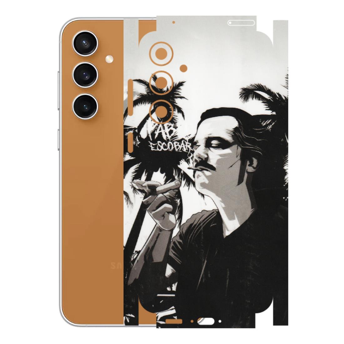 Samsung A/S Series Phone Skins (All Models) - Pab Escobar - Transparent Finish (T-05) Samsung Galaxy S23 FE (5G)