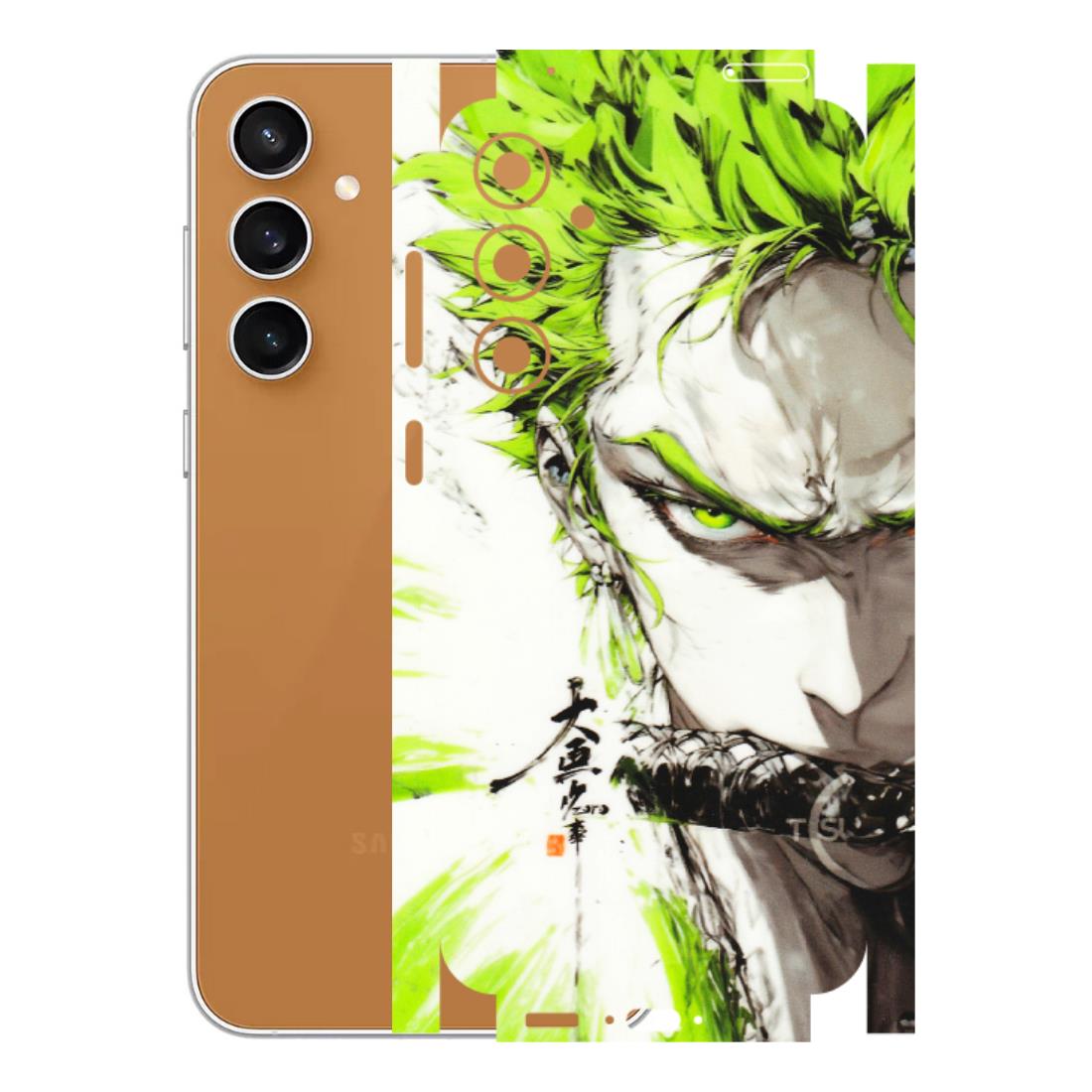 Samsung A/S Series Phone Skins (All Models) - Roro Taku Anime - Transparent Finish (T-18) Samsung Galaxy S23 FE (5G)