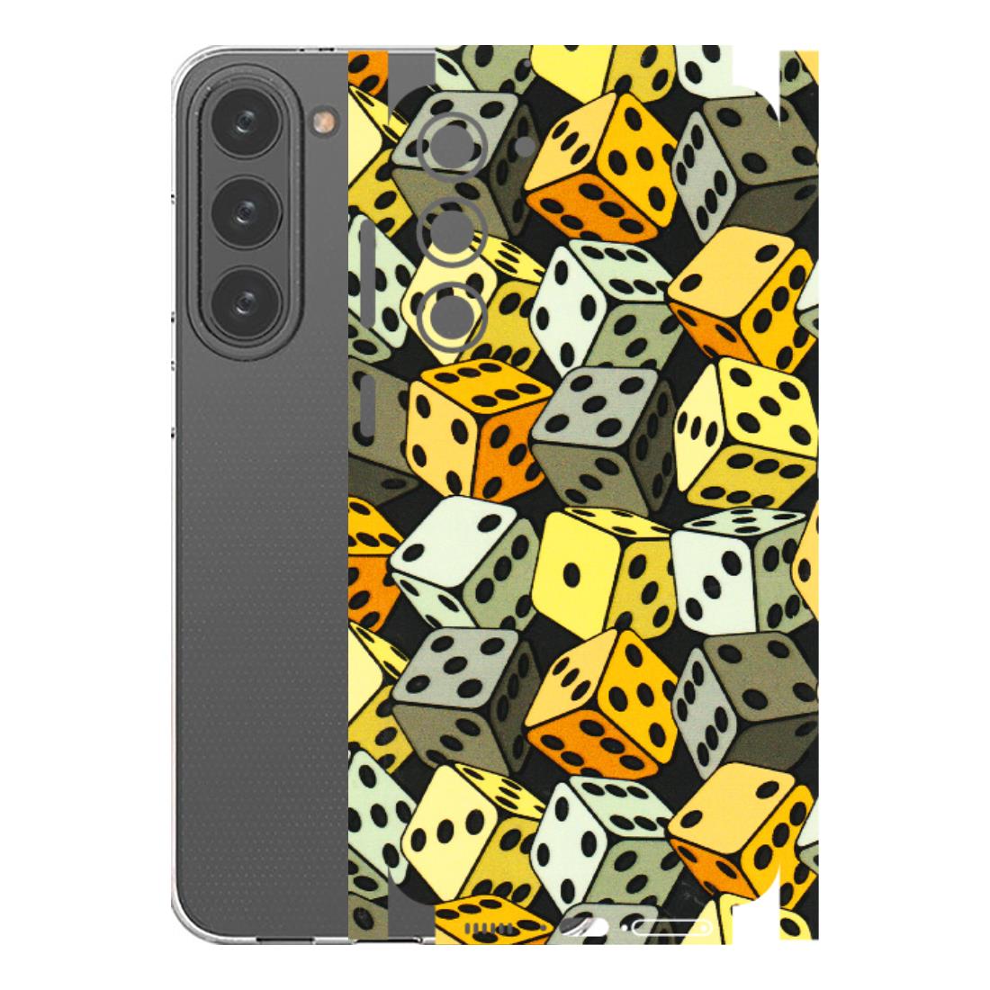 Samsung A/S Series Phone Skins (All Models) - Dices Of Life - 3D Embossed Finish (L-04) Samsung Galaxy S23 Plus (5G)