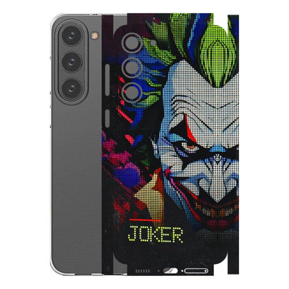 Samsung A/S Series Phone Skins (All Models) - Joker Dot Matrix - 3D Embossed Finish (L-08) Samsung Galaxy S23 Plus (5G)