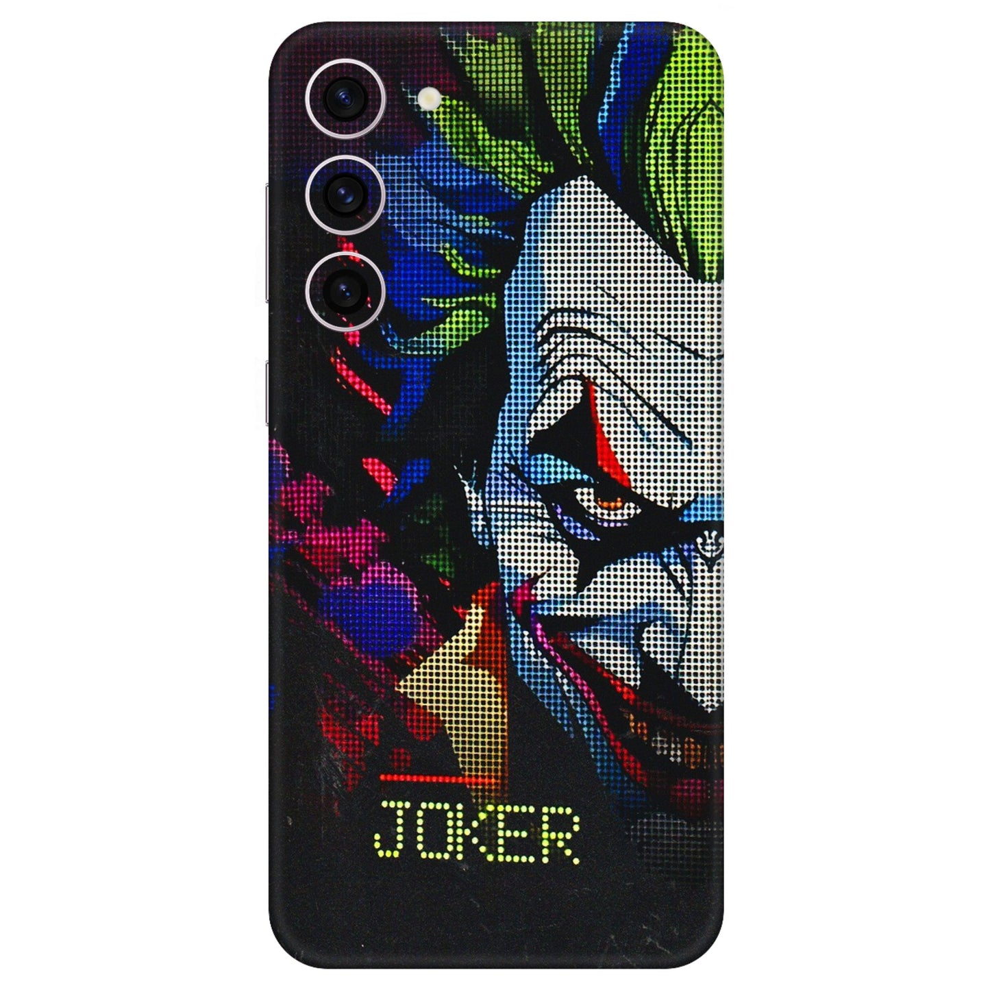 Samsung A/S Series Phone Skins (All Models) - Joker Dot Matrix - 3D Embossed Finish (L-08) Samsung Galaxy S23 Plus (5G)