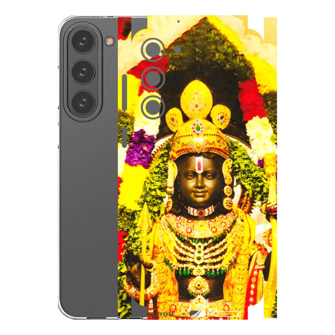 Samsung A/S Series Phone Skins (All Models) - Ram Lalla Ayodhya - 3D Embossed Finish (L-103) Samsung Galaxy S23 Plus (5G)