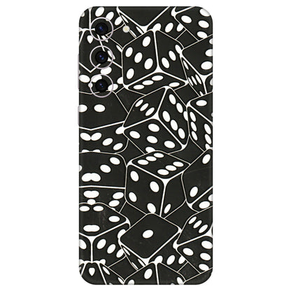 Samsung A/S Series Phone Skins (All Models) - Big Black Dices - 3D Embossed Finish (L-106) Samsung Galaxy S23 Plus (5G)