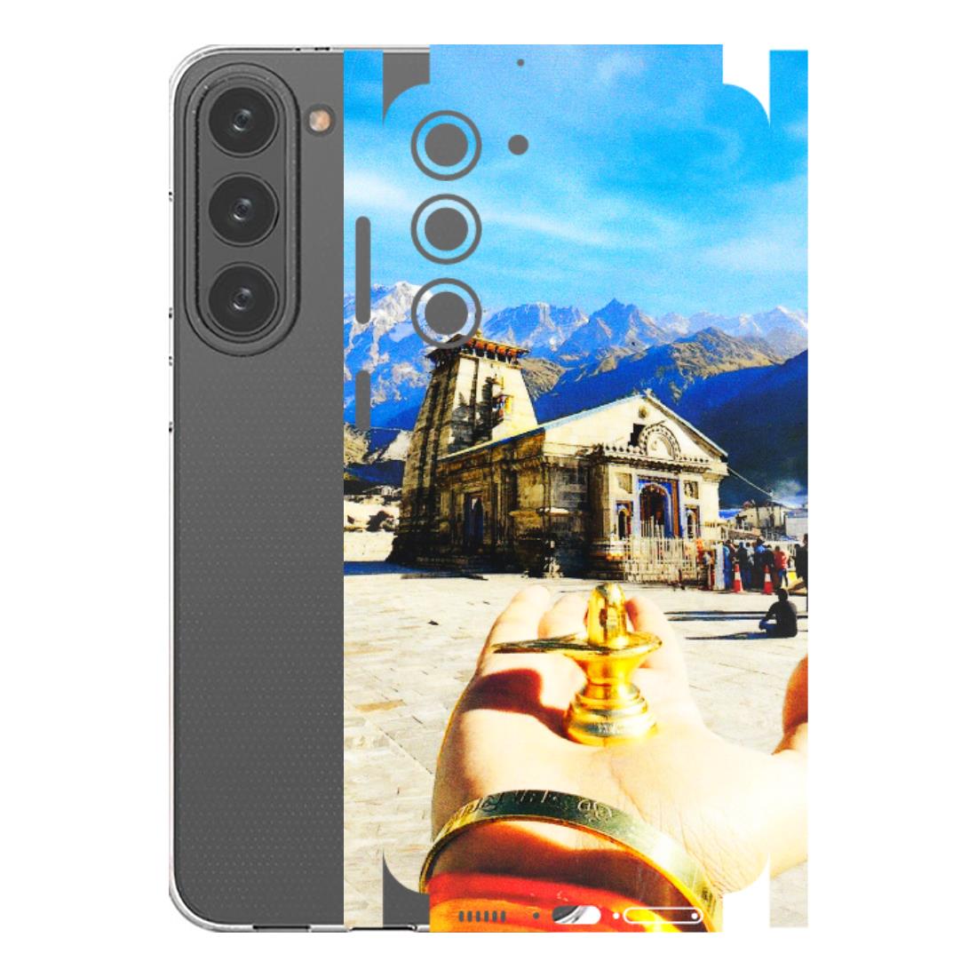 Samsung A/S Series Phone Skins (All Models) - Beauty of Kedarnath - 3D Embossed Finish (L-108) Samsung Galaxy S23 Plus (5G)